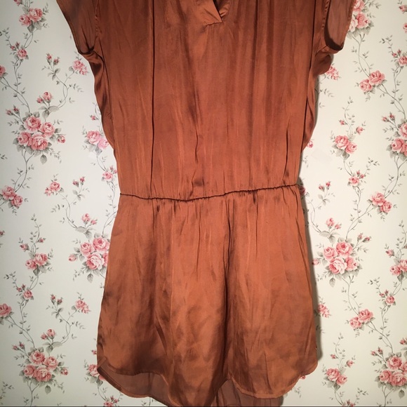 Brown camel caramel dress summer Size 6 H&M tunic - Picture 2 of 5